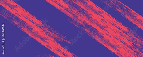 Fototapeta Abstract Sports Background with Red and Purple Brush Texture and Halftone Effect. Retro Grunge Background for Banner or Poster Design