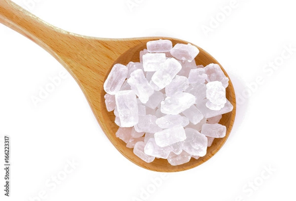 Obraz Rock sugar on white background