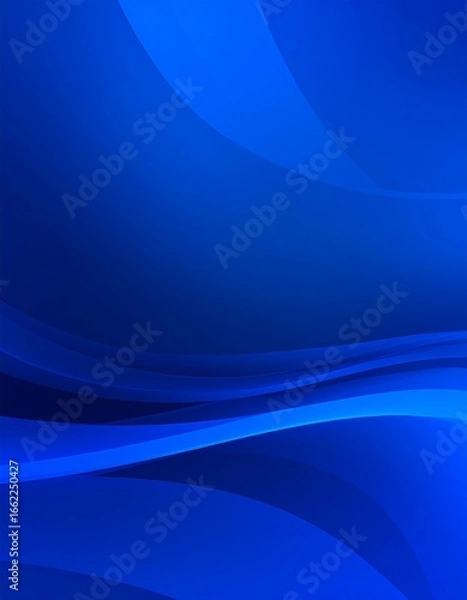 Obraz Abstract blue wavy background