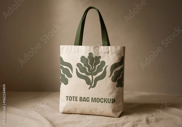 Obraz Tote Bag Mockup in Studio Setting