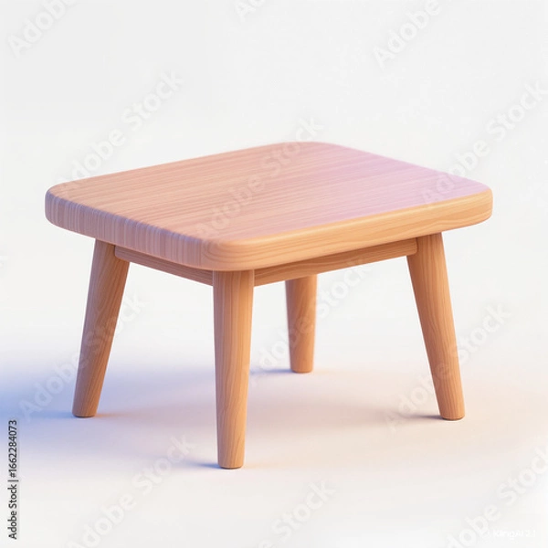 Obraz TablePixar-style on a white background 