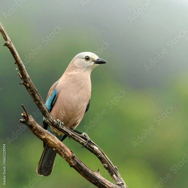 Fototapeta Bird perched on branch (3)