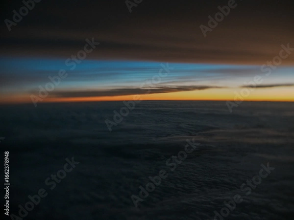 Fototapeta 夕日と雲海