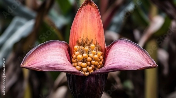 Fototapeta Stunning Closeup of Corn Flower with Maize Kernels