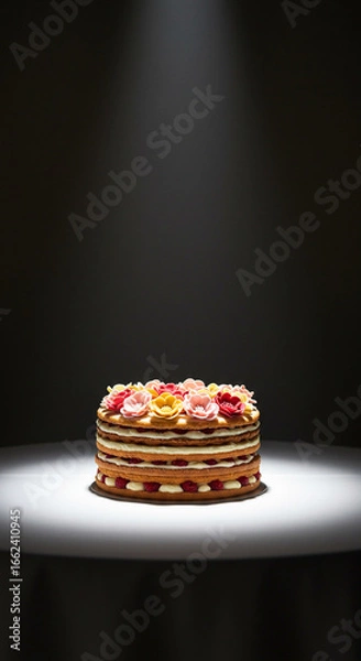 Obraz Cake with berries