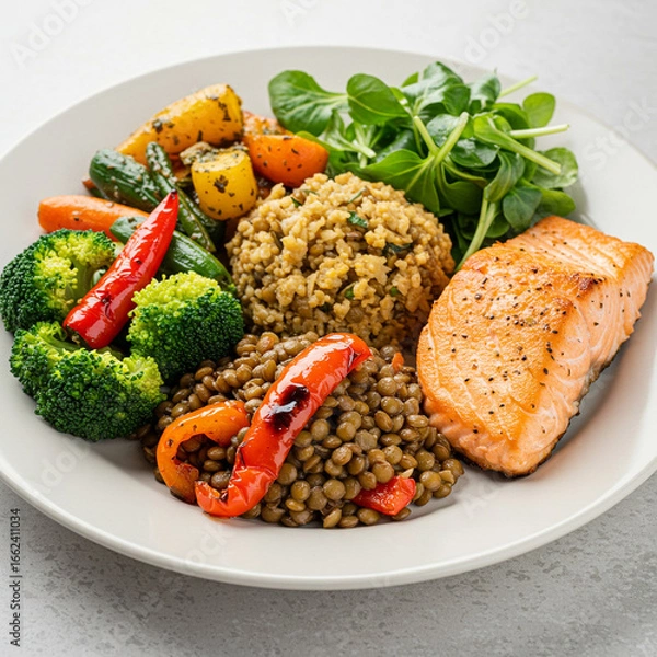 Obraz stir fried vegetables