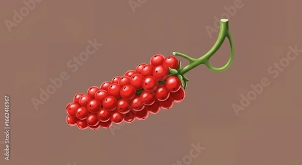 Fototapeta Zigzag Vine Fruit Icon