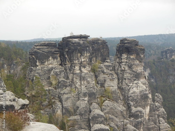 Obraz Sächsische Schweiz. Bastei