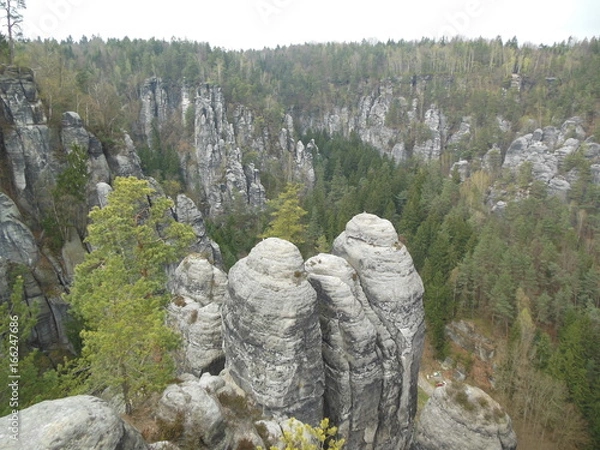 Obraz Sächsische Schweiz. Bastei