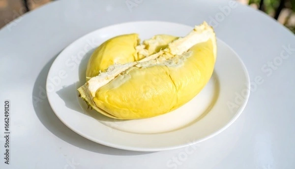 Obraz Durian halves on a plate