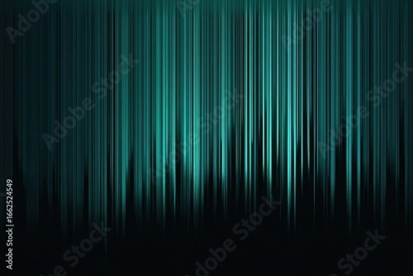 Obraz Teal vertical lines on dark background (2)