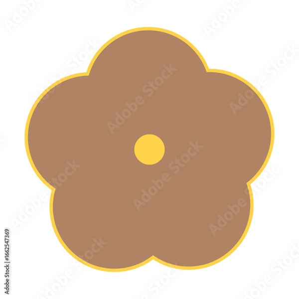 Obraz 和デザインのお花
