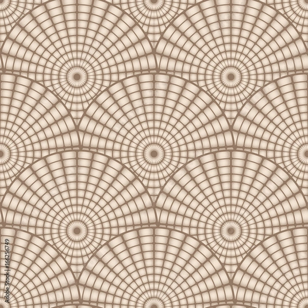 Obraz Vector abstract seamless geometrical pattern with beige stones