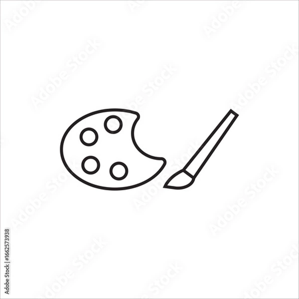 Fototapeta painting icon