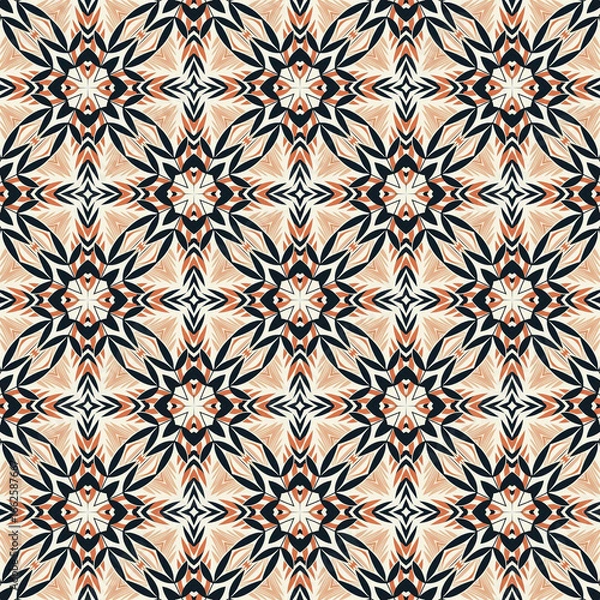 Fototapeta seamless floral pattern