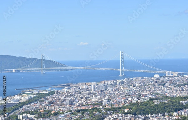 Obraz パールブリッジと淡路島