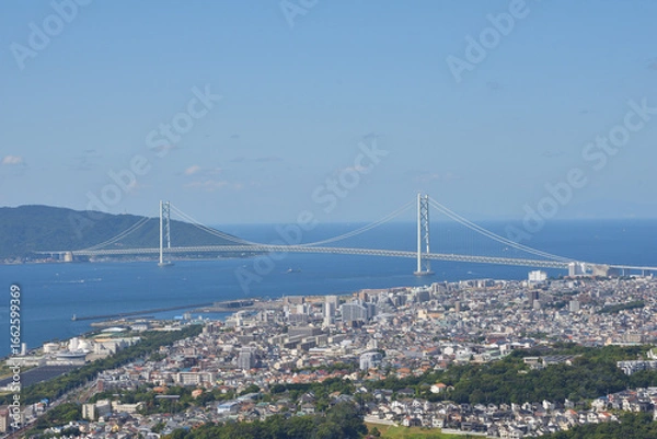 Obraz パールブリッジと淡路島