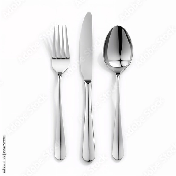 Fototapeta fork and knife