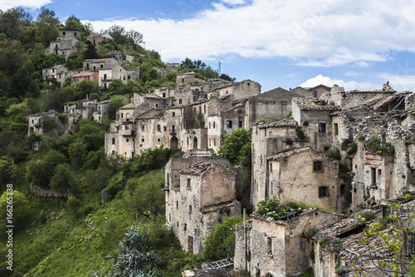 Obraz Small hamlet on the mountain