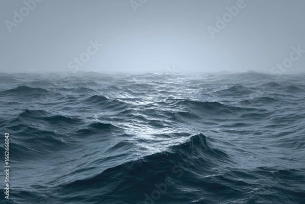 Fototapeta Dark Ocean Waves
