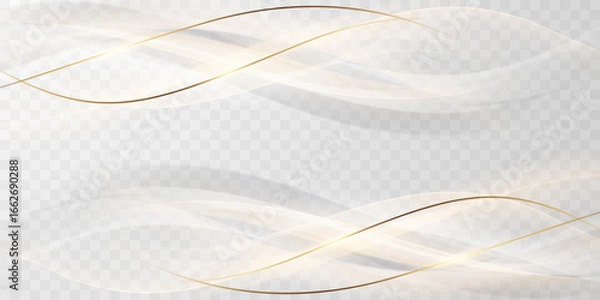 Fototapeta white background design With luxurious golden effect elements. Vector illustration