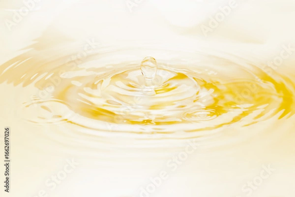 Obraz 水面に落ちる水滴.