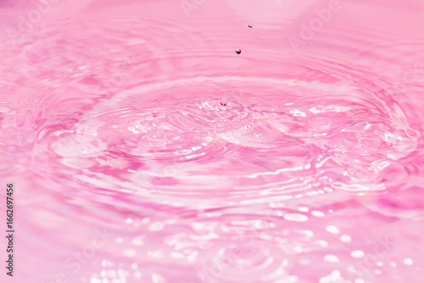 Obraz 水面に落ちる水滴.