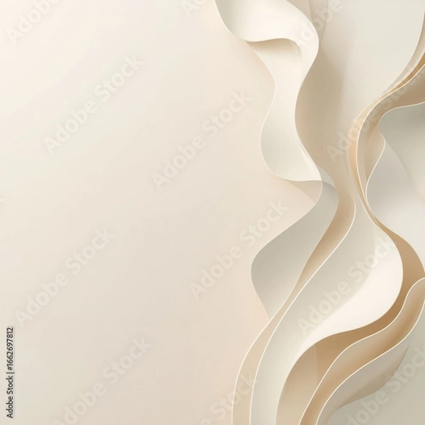 Fototapeta abstract background with waves