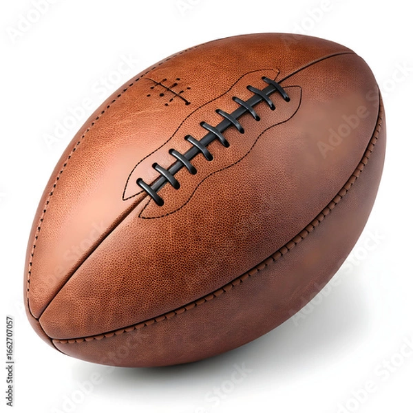 Obraz 3d rugby ball isolated