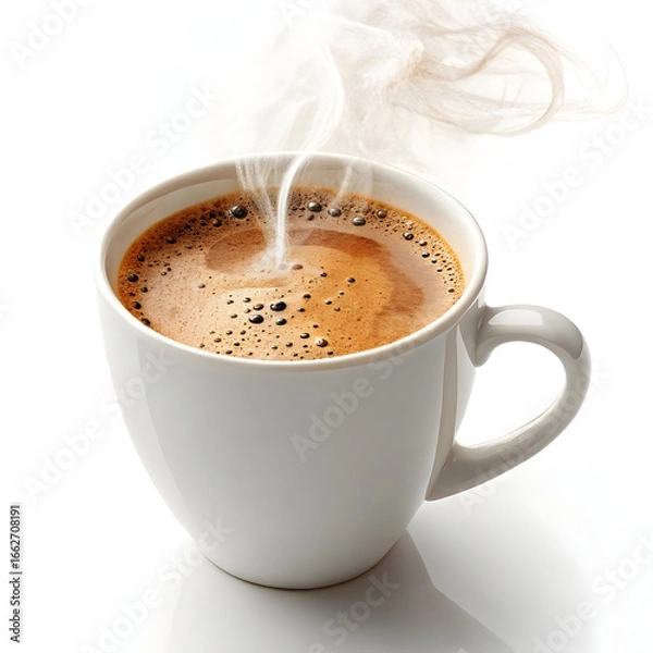 Obraz a coffee cup on white background