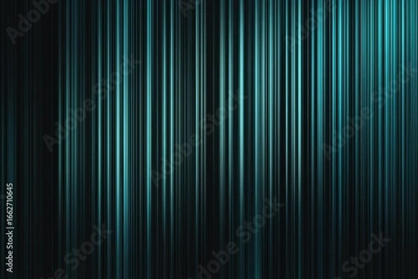 Obraz Teal vertical stripes on a dark background (1)