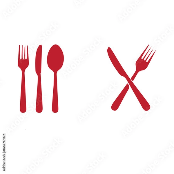Obraz fork and spoon