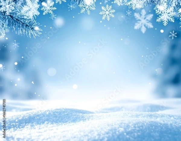 Obraz Winter wonderland scene