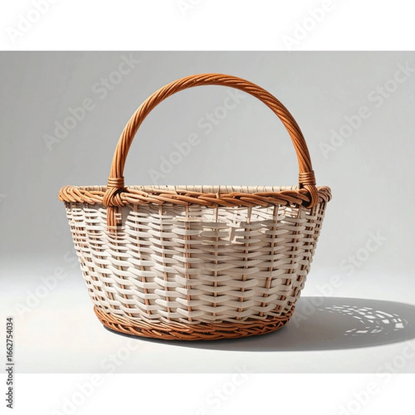 Obraz A studio render ,of an empty shopping basket