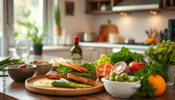 Obraz vegetables on a table