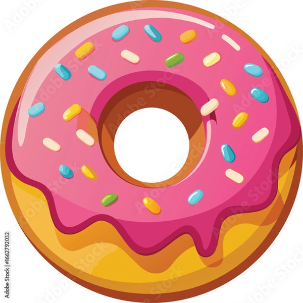 Fototapeta Donut with icing