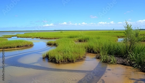 Obraz landscape with river