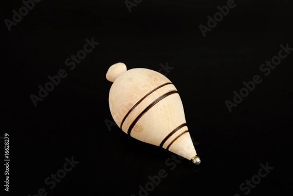 Obraz pião de madeira 2