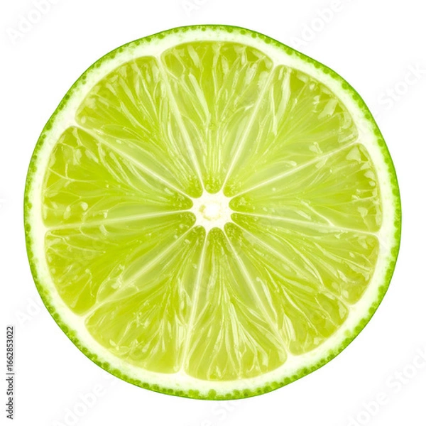 Fototapeta Lime slice view