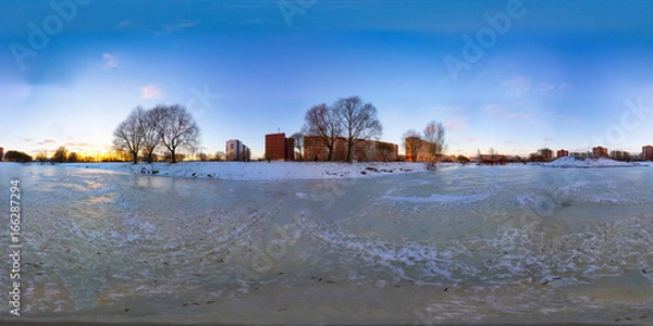 Obraz Зимний пейзаж - Санкт-Петербург