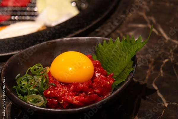 Obraz お月見ユッケ