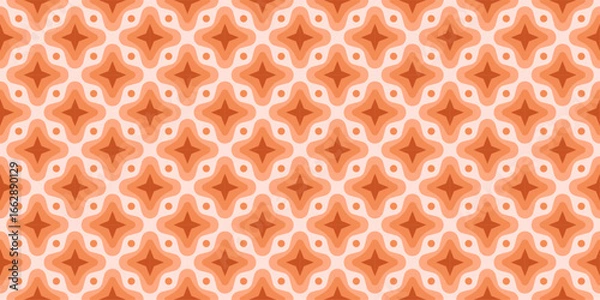 Fototapeta Abstract Orange Starburst Pattern Design
