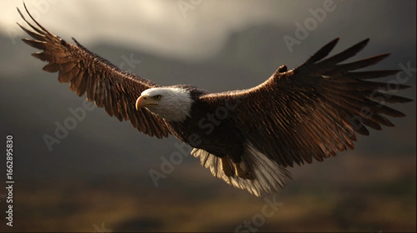 Fototapeta eagle flying high