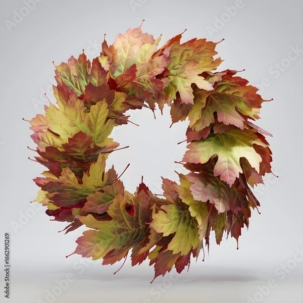 Obraz Herbstliche Kranzkunst