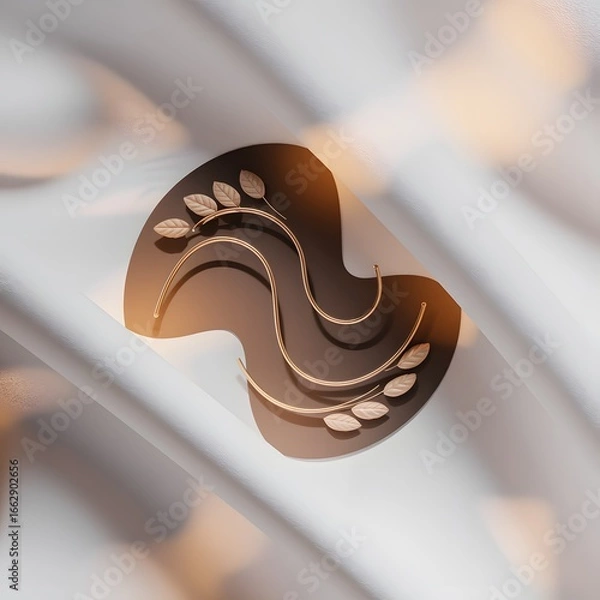 Obraz Elegante Blattkunst