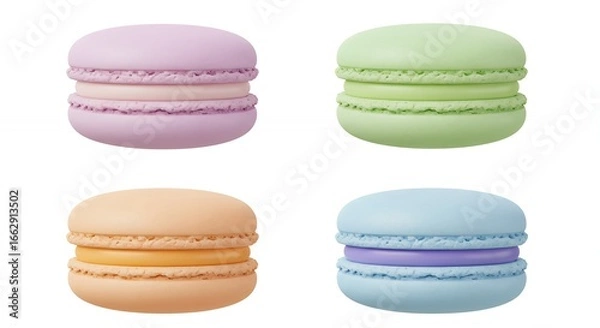 Obraz Colorful macarons