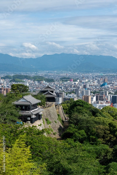 Obraz 夏の松山城