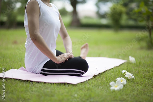 Fototapeta exercise yoga
