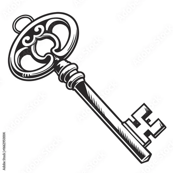 Fototapeta key to the house