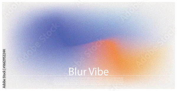 Fototapeta Blurred Abstract Gradient Background with Muted Blue and Orange Tones.

